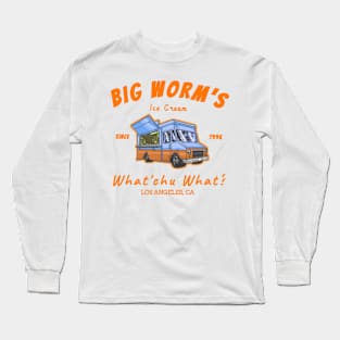 Big worm ice cream los angeles CA Long Sleeve T-Shirt